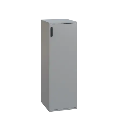 LN 3 - 3D kancelářská skříň, 1-dveřová, pravá, 1107x360x400, šedá